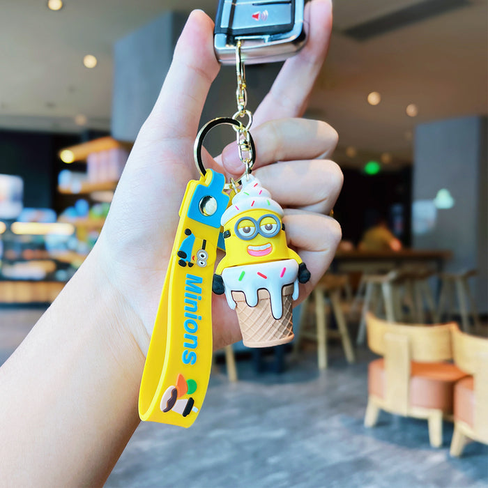 Wholesale Cartoon Creative Keychain Exquisite 3D Doll Backpack Pendant Accessories