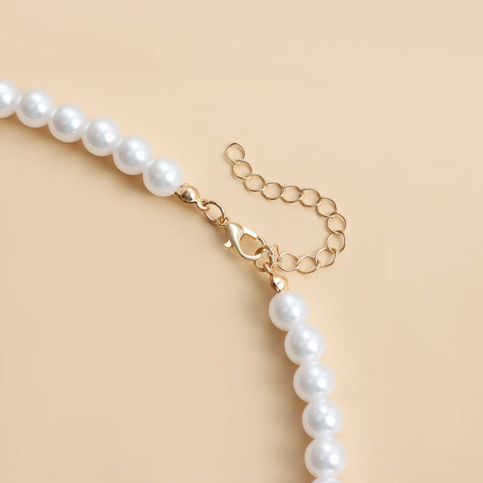 Wholesale Pearl necklace, retro layering, high-end feeling, collarbone chain