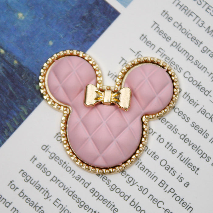 Wholesale Bow-tie checkered mouse phone stand