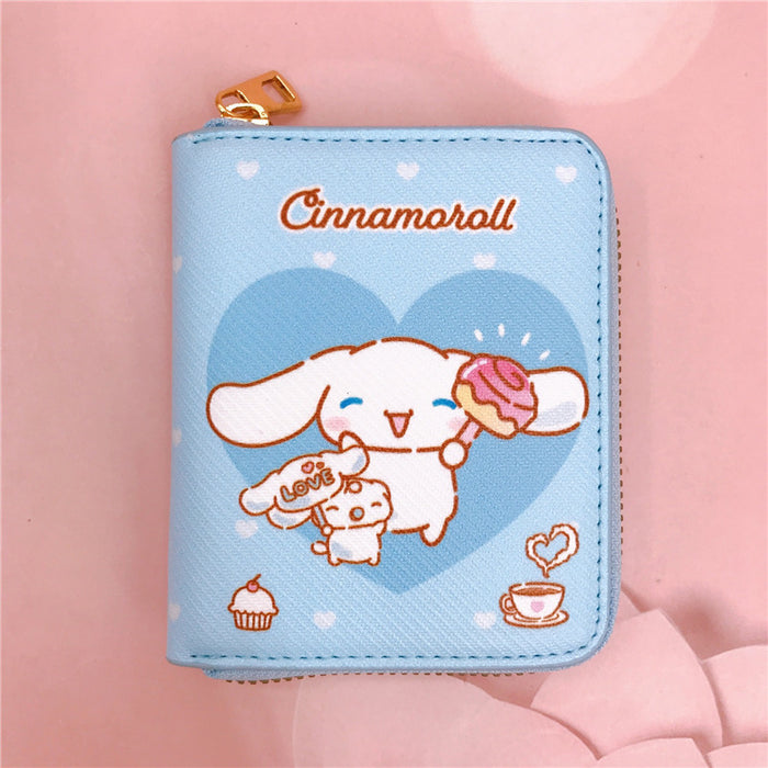 Wholesale PU Cartoon Casual Short Zipper Wallet JDC-WT-YaLL010