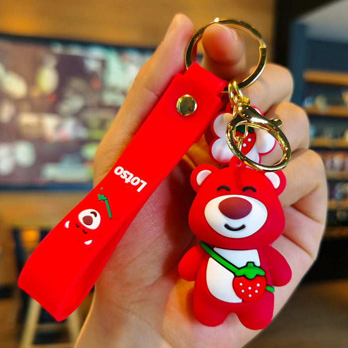 Wholesale Cartoon Doll Silicone Keychain JDC-KC-Tingm140