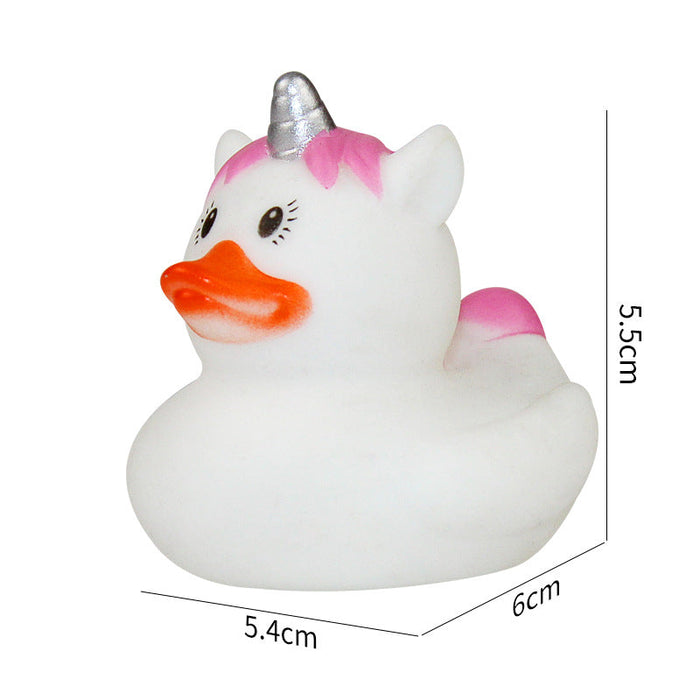 Wholesale Creative duck toy pinch sound baby bath toy