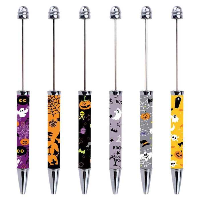 Wholesale Halloween Plastic Beaded Ballpoint Pen JDC-PN-GanCai007