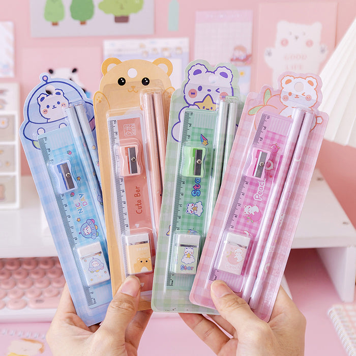 Wholesale School supplies set gift box gift package student pencil stationery