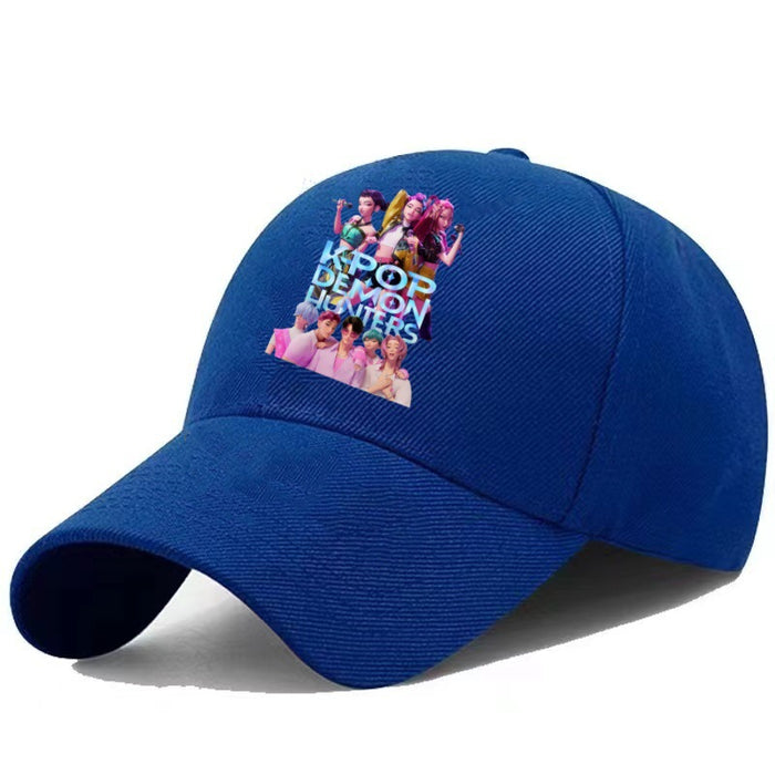Wholesale Kpop style colorful baseball cap outdoor original design cotton polyester hat