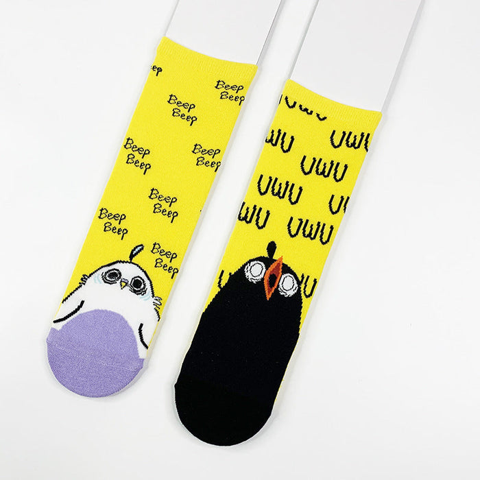 Wholesale AB Style Cartoon Cotton Socks JDC-SK-YiYan010