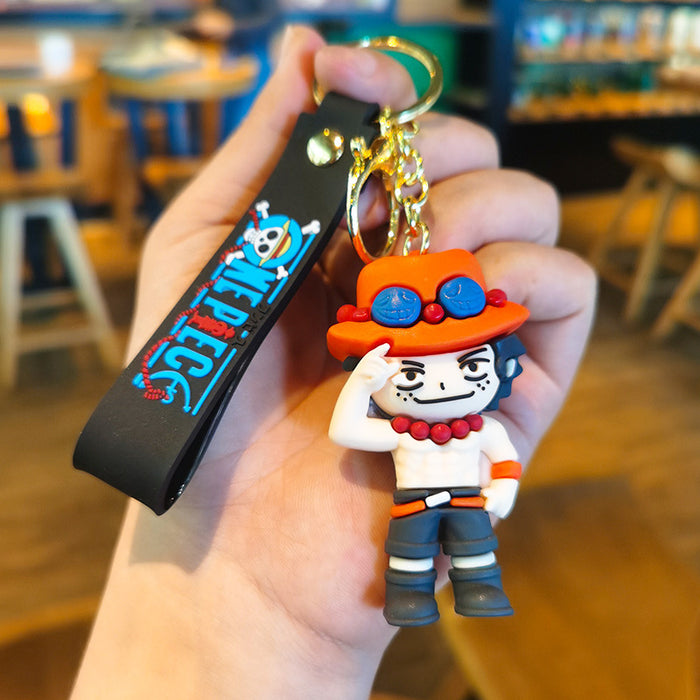 Wholesale Cartoon Silicone Doll Keychain JDC-KC-Tingm201