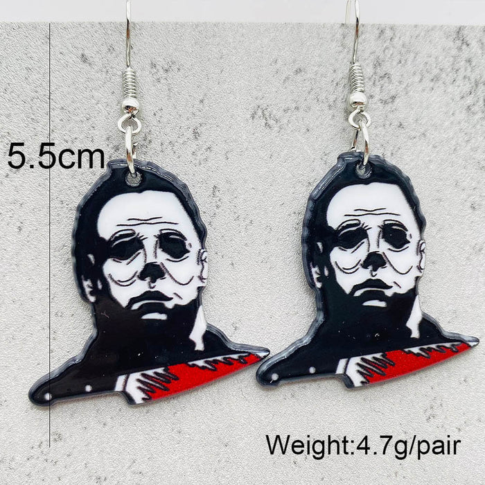 Wholesale  Horror Movie Earrings Figure Acrylic Earrings