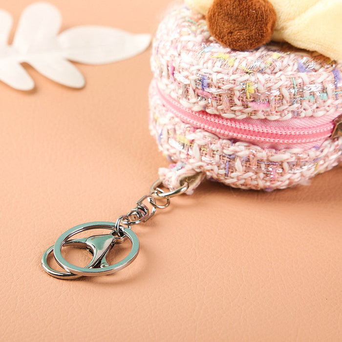 Wholesale Plush Kurommi Melody Pudding Dog Mini Wallet JDC-WT-Yuny002