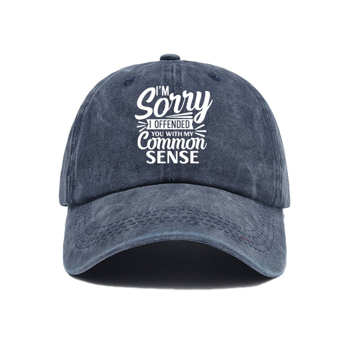 Wholesale New letter baseball cap with personalized curved roof and dome sunshade hat