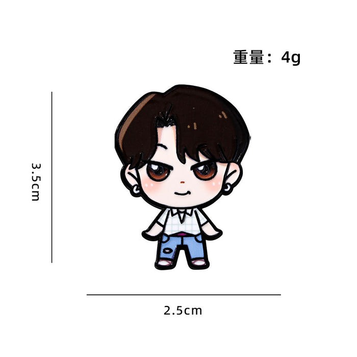 Wholesale KPop Cartoon Anime Bag Decorations Brooch