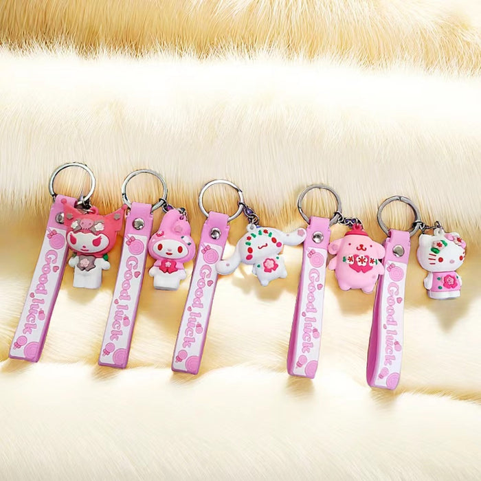 Wholesale Cute Cartoon Anime Silicone Keychains JDC-KC-Zhenl002