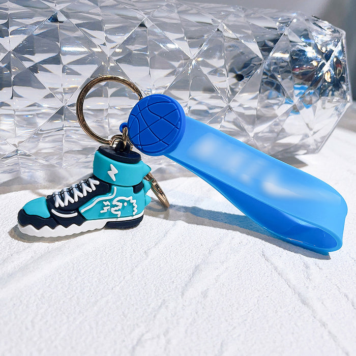 Wholesale Cartoon Shoes Silicone Doll Keychain JDC-KC-QiChao011