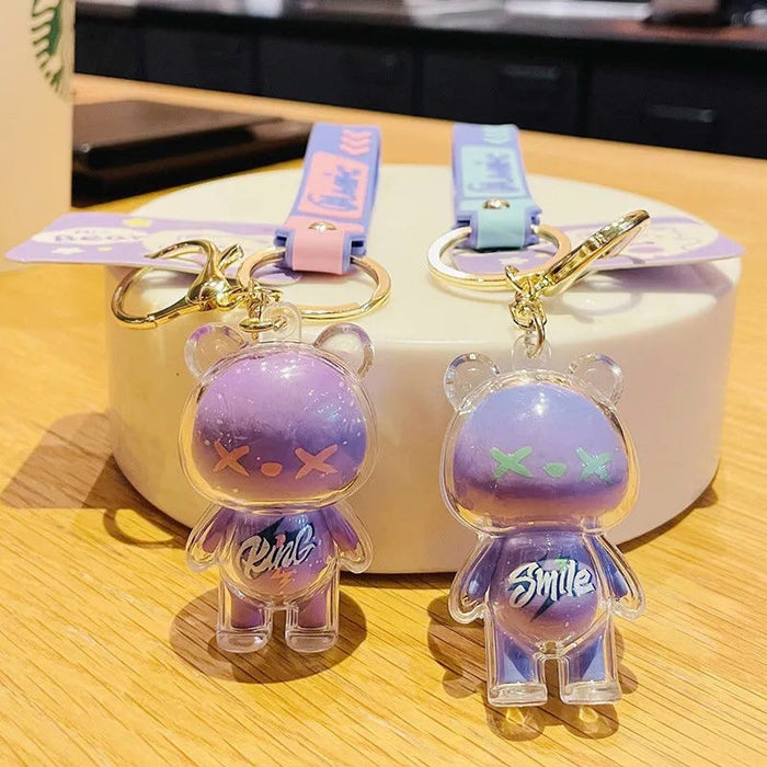 Wholesale cartoon Bear keychain  schoolbag  bear pendant