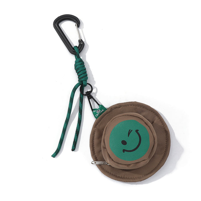 Wholesale Canvas mini hat pendant storage bag, ultra light key bag, loose change