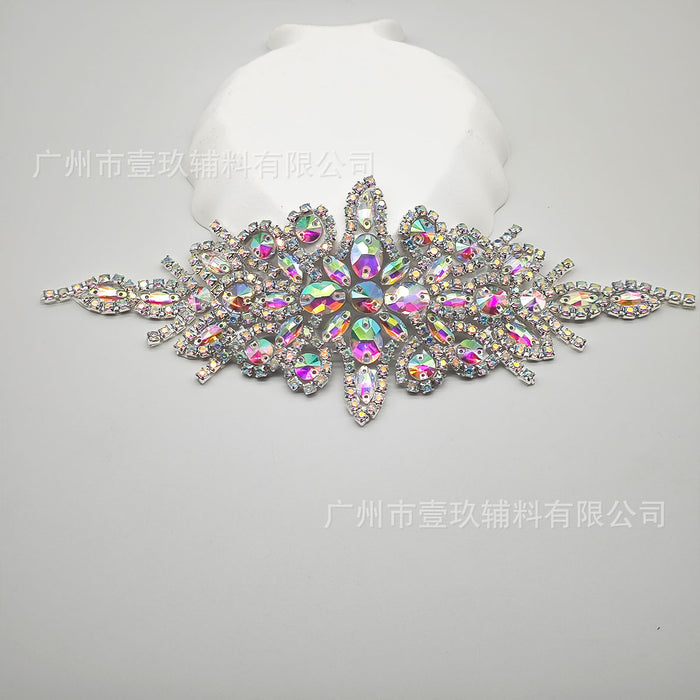 Wholesale DIY colorful rhinestone clothing accessories