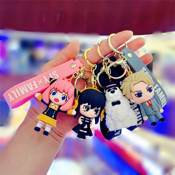 Wholesale Creative Cartoon Cute PVC Keychains JDC-KC-JinB008