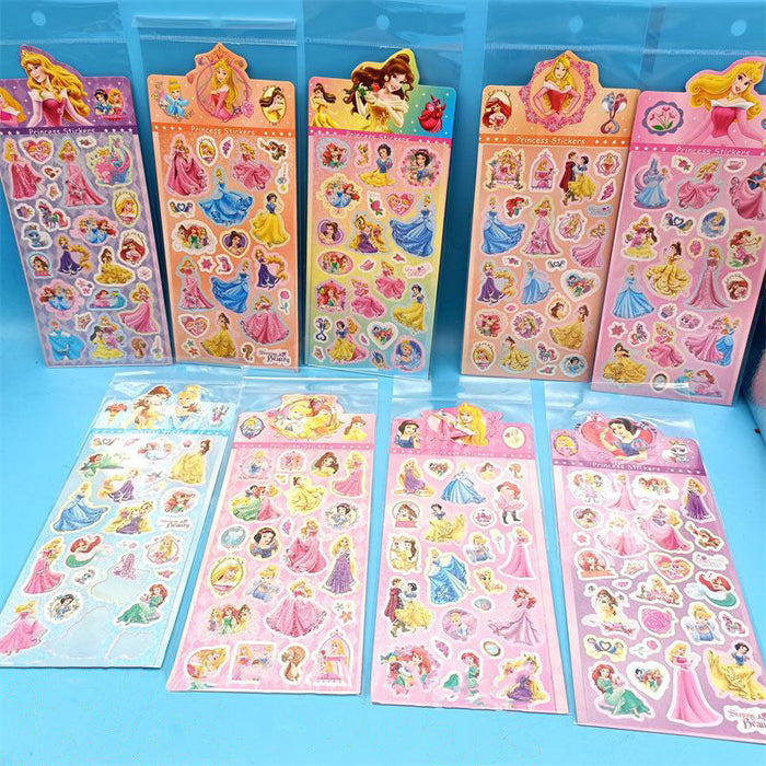 Wholesale Colorful and cute cartoon laser stickers