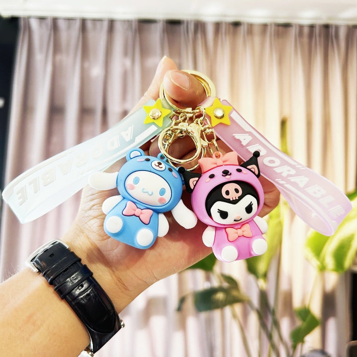 Wholesale PVC Cartoon Doll Keychain JDC-KC-WuYi184