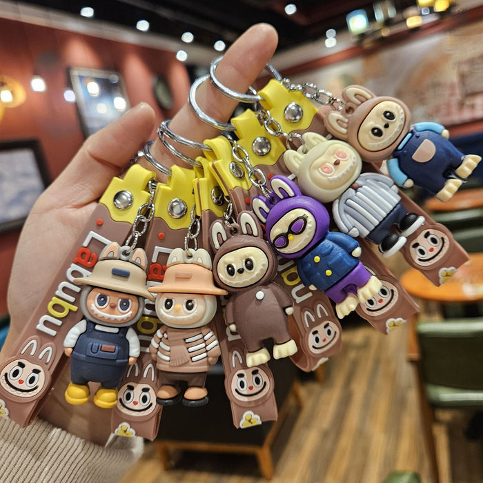 Wholesale Cartoon Loving Little Sheep Keychain Pendant,  Cute Student Bag Pendant,  Couple Style Small Gift Stall