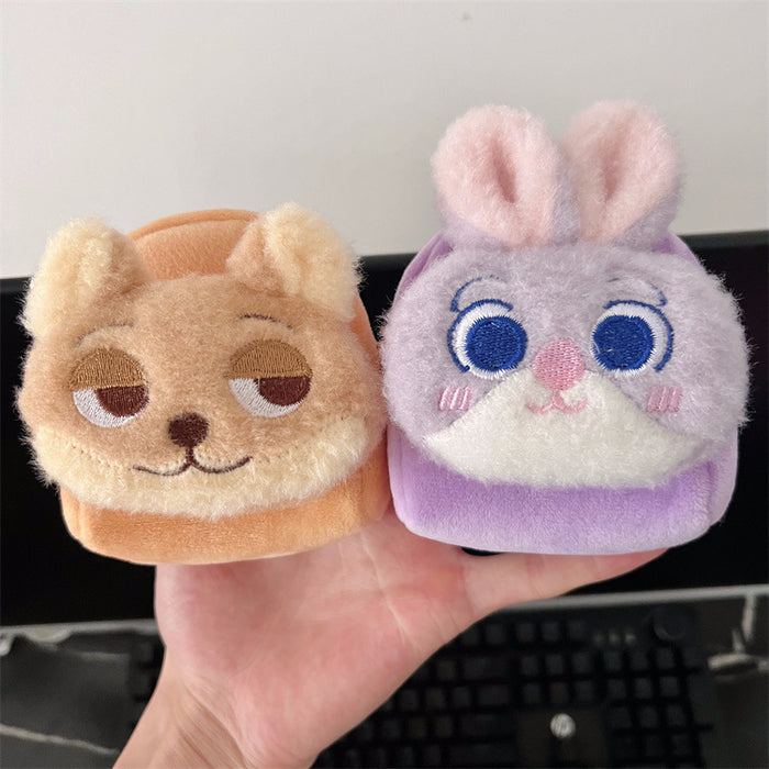 Wholesale Cute cartoon plush portable wallet