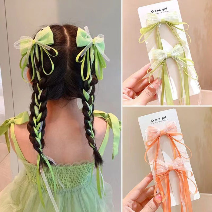 Wholesale Children's Bow Ribbon Hairpin Baby JDC-HC-DF005