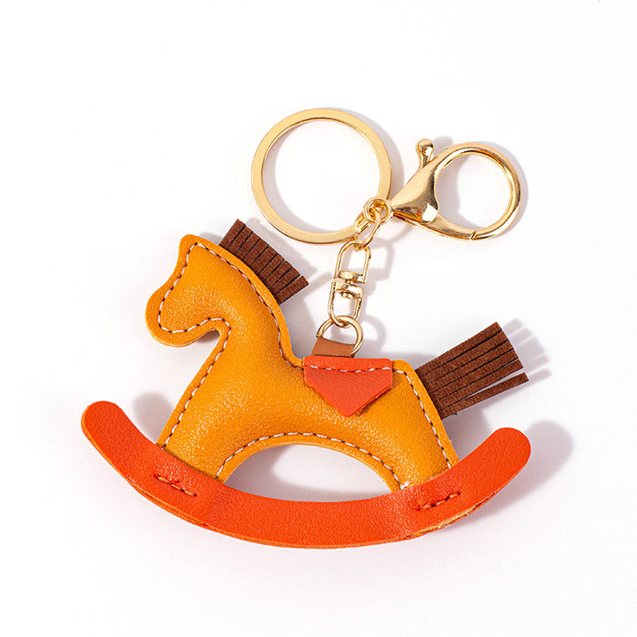 Wholesale Leather Pony Decorative Keychain JDC-KC-QianC002