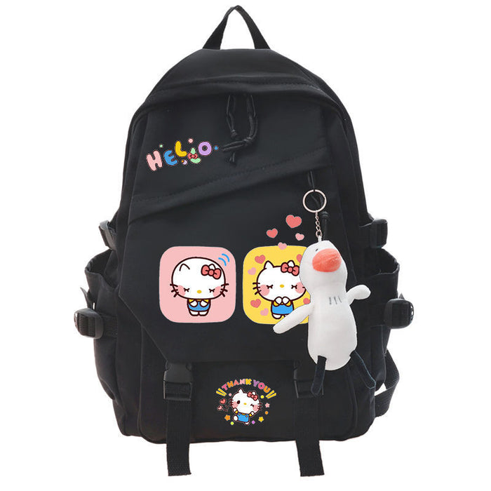 Wholesale Cat-themed large-capacity double-shoulder backpack for elementary school students