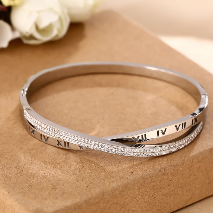 Wholesale Personalized Titanium Steel Bracelet JDC-BT-YinY022