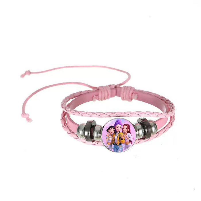 Wholesale K-POP Multi-layered Woven Beaded Bracelet
