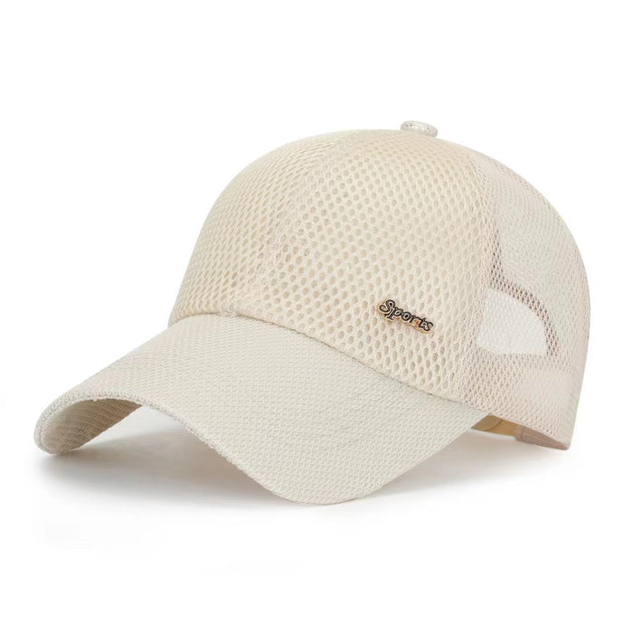 Wholesale Mesh breathable baseball cap, sunshade and sun protection hat, versatile for outdoor leisure