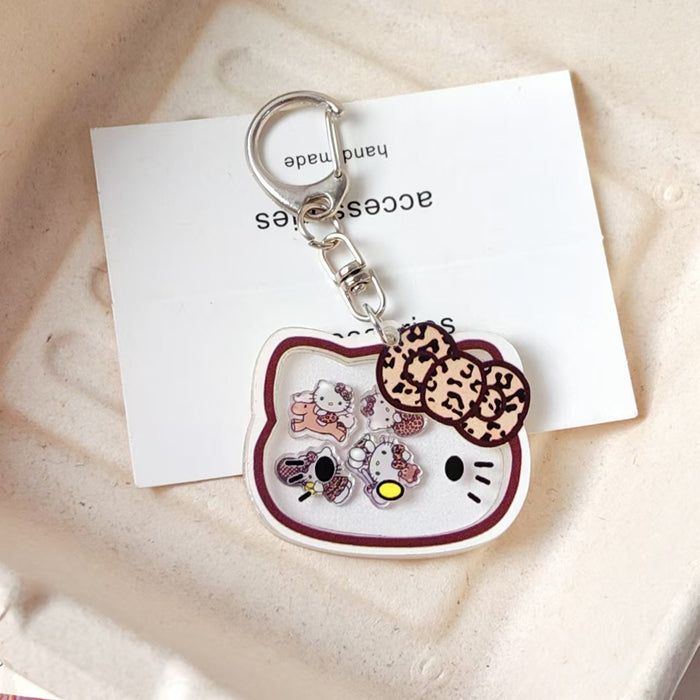 Wholesale Cartoon Cute High-value Keychain Acrylic Factory Bag Pendant Accessories Girlfriend Gift