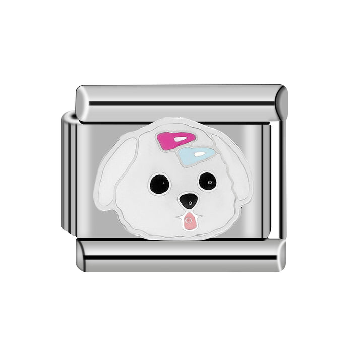 Wholesale Princess embroidered steel  super cute module youth bracelet