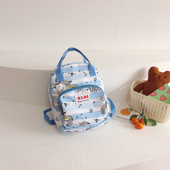 Wholesale Nylon Cartoon Contrast Color Fashion Casual Children's Backpack JDC-BP-YuanDuo068