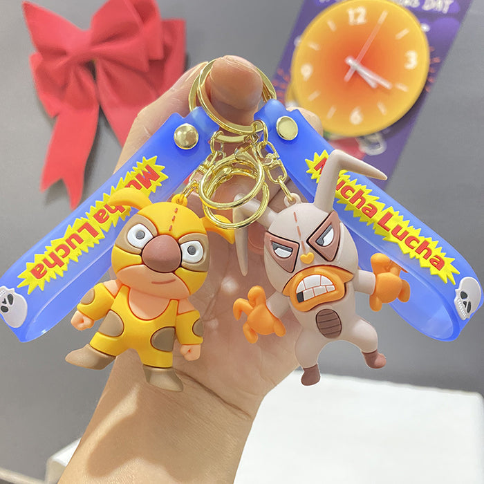 Wholesale PVC Cartoon Doll Keychain JDC-KC-WuYi118