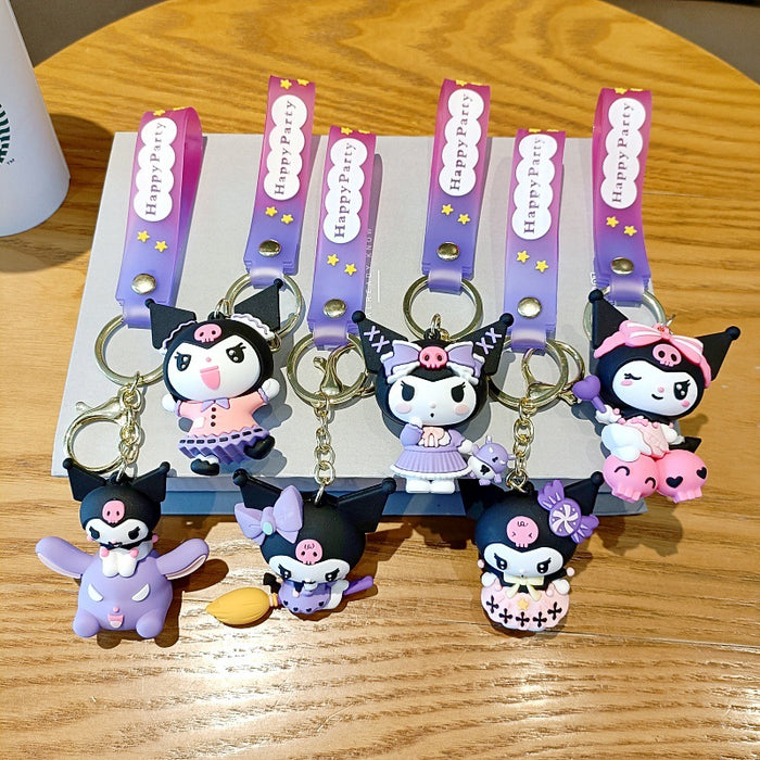 Wholesale 5pcs Cartoon keychain, cute backpack pendant, car keychain