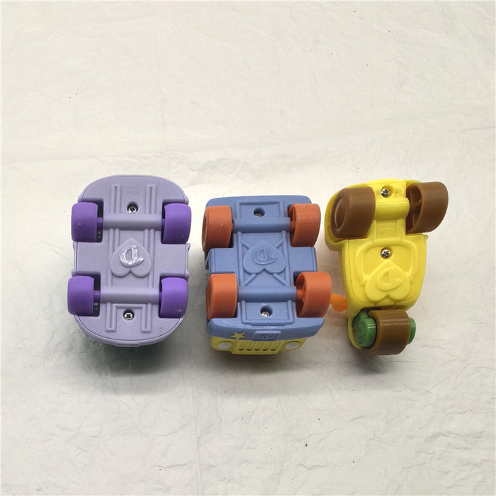 Wholesale Random 30pcs PVC Cartoon Shaped Toy Car JDC-FT-ZiX001