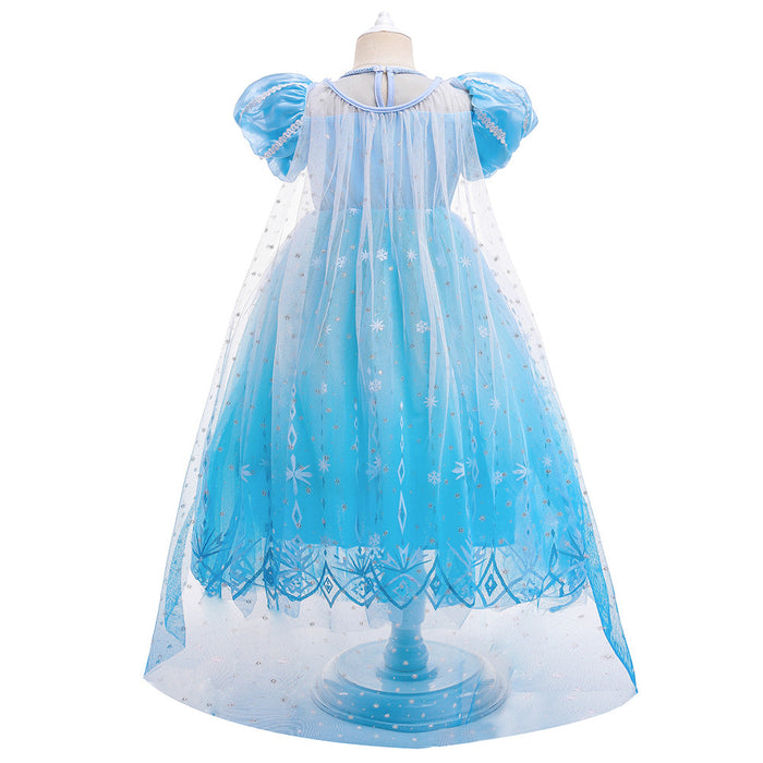 Wholesale Children's Dress Dress Girls Sequins Snowflake Dress