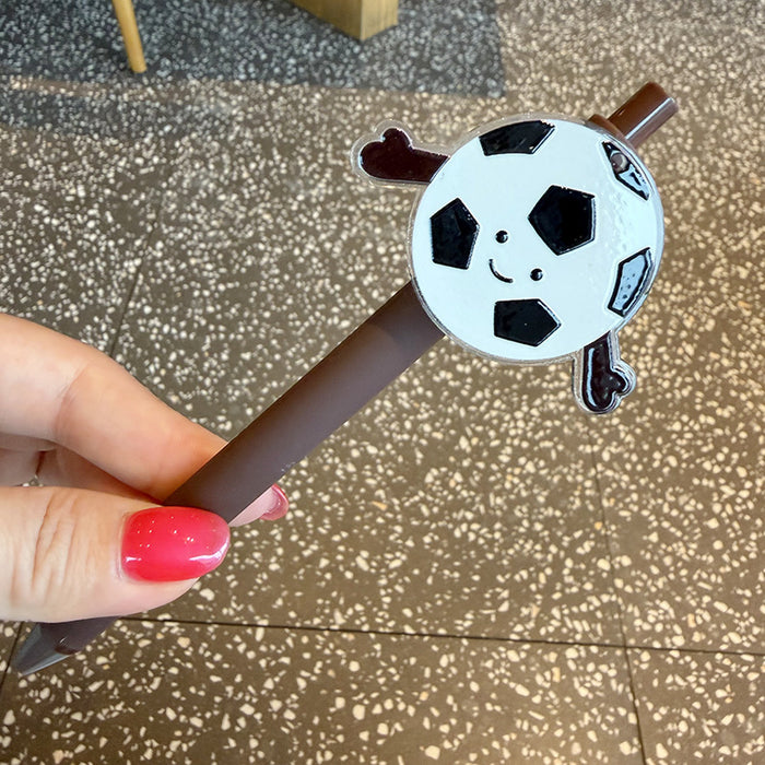 Wholesale Cute cartoon colorful ball pen