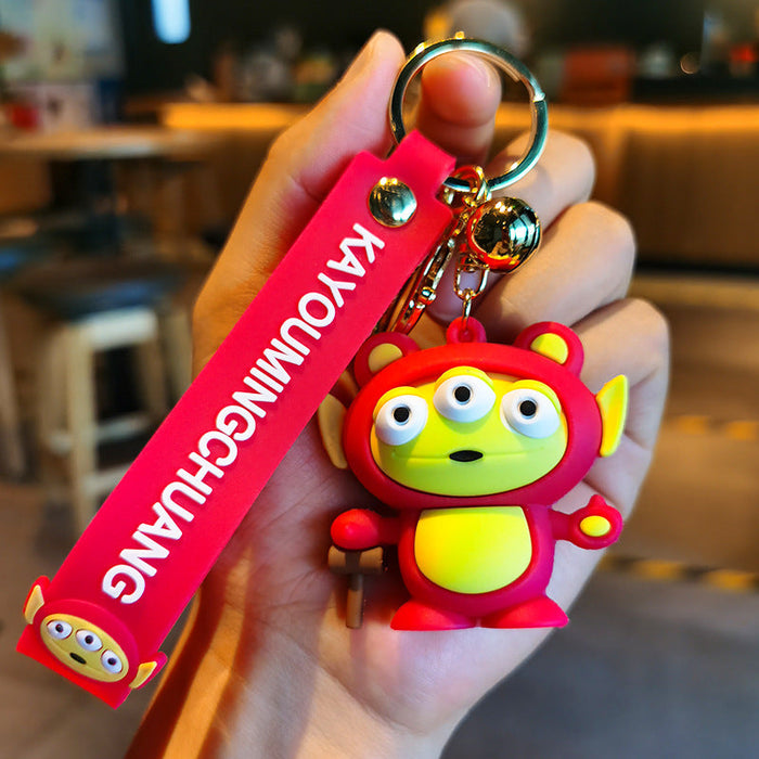 Wholesale silicone cute animation key chain （F） JDC-KC-YMeng019