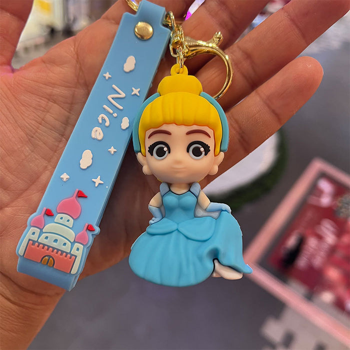 Wholesale PVC Cartoon Doll Keychain JDC-KC-XingS014