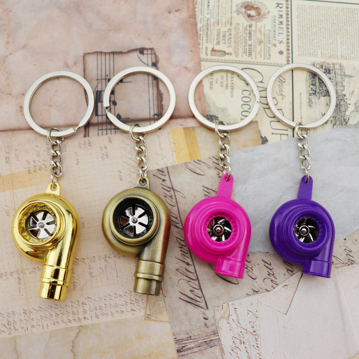 Wholesale Mini Metal Turbo Keychain