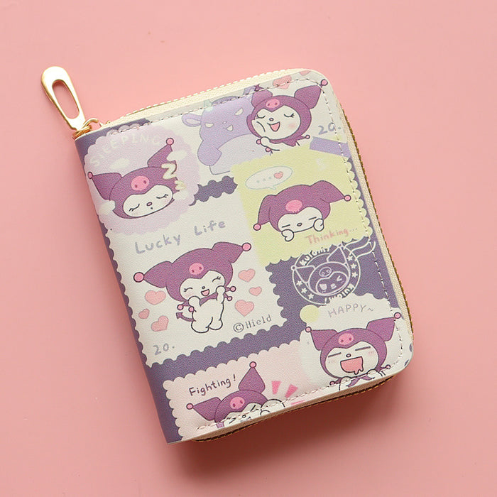 Wholesale PU Cartoon Printing Zipper Coin Purse JDC-WT-Jumei003