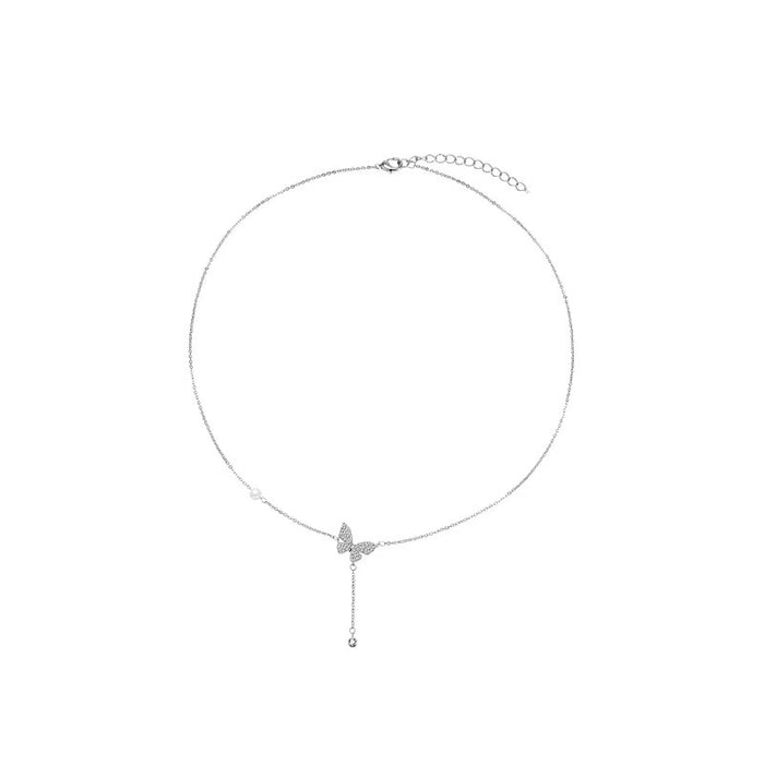 Wholesale  Butterfly Pendant Necklace   Women's Neck Chain