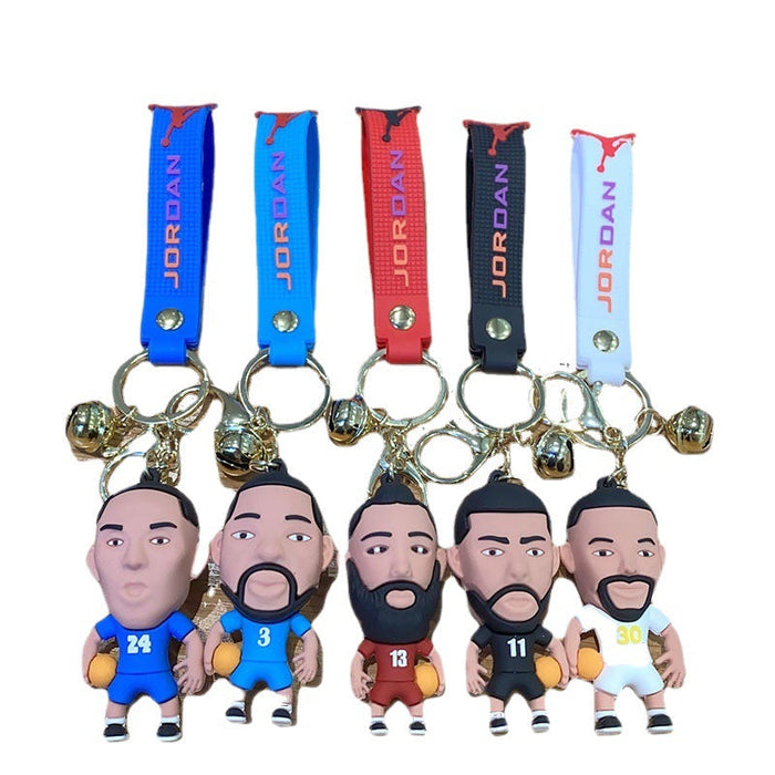 Wholesale Basketball James Irving Curry Exquisite Doll Keychain JDC-KC-XiongQ001