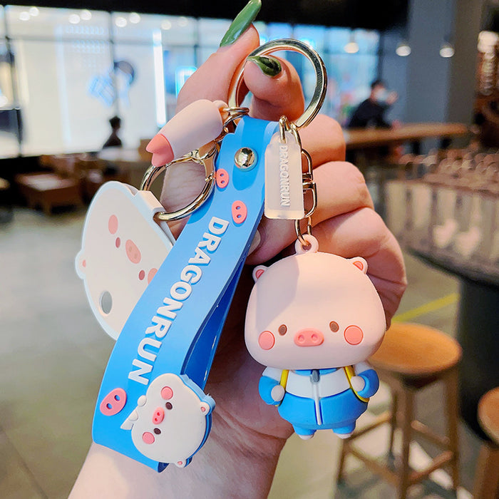 Wholesale Cartoon Silicone Keychain JDC-KC-MZL015