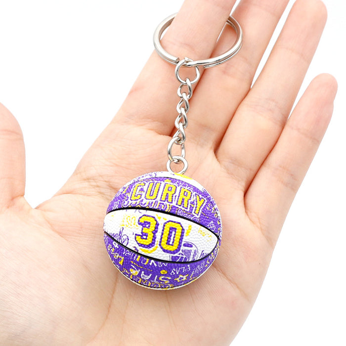 Wholesale PU Basketball Keychain JDC-KC-QLP021