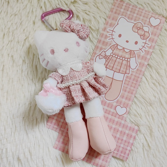 Wholesale Cute Long Leg Cat Small Pendant Plush Toy Doll Bag Pendant Keychain Doll