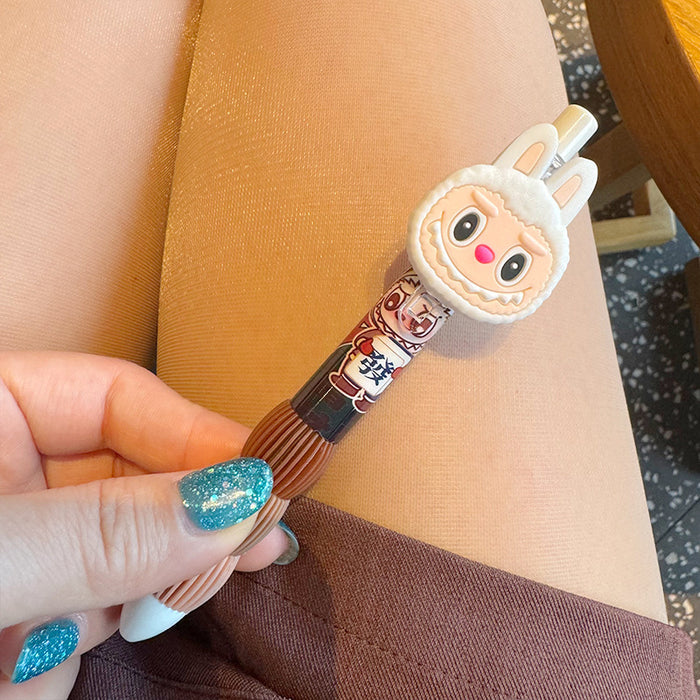 Wholesale Cute little rabbit press pen  cute heart gel pen