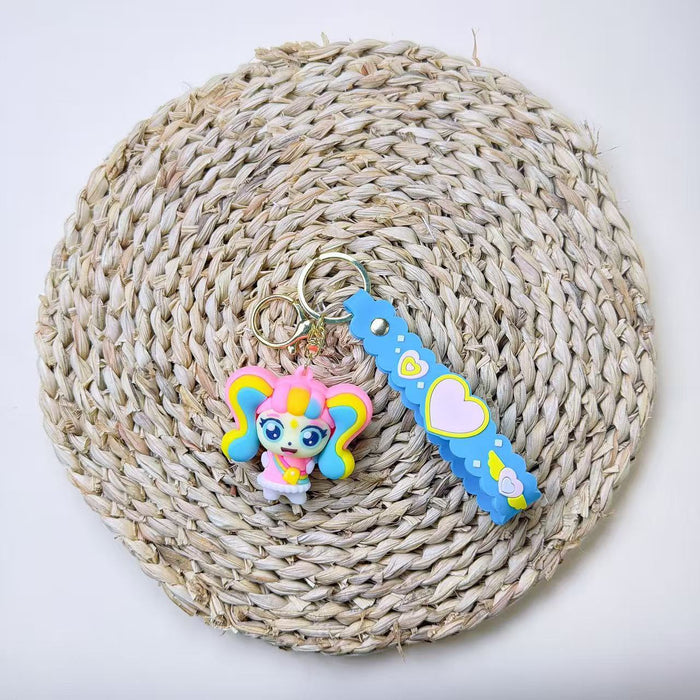 Wholesale Cute Cartoon 3D Keychain Pendant PVC Bag Charm Backpack Accessory Party Gift
